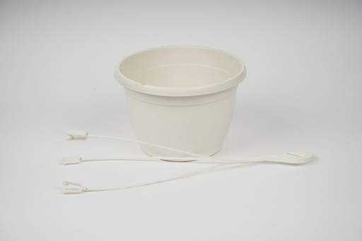 Podiņš Anna 21cm balts