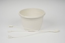 Podiņš Jacinta 25cm balts